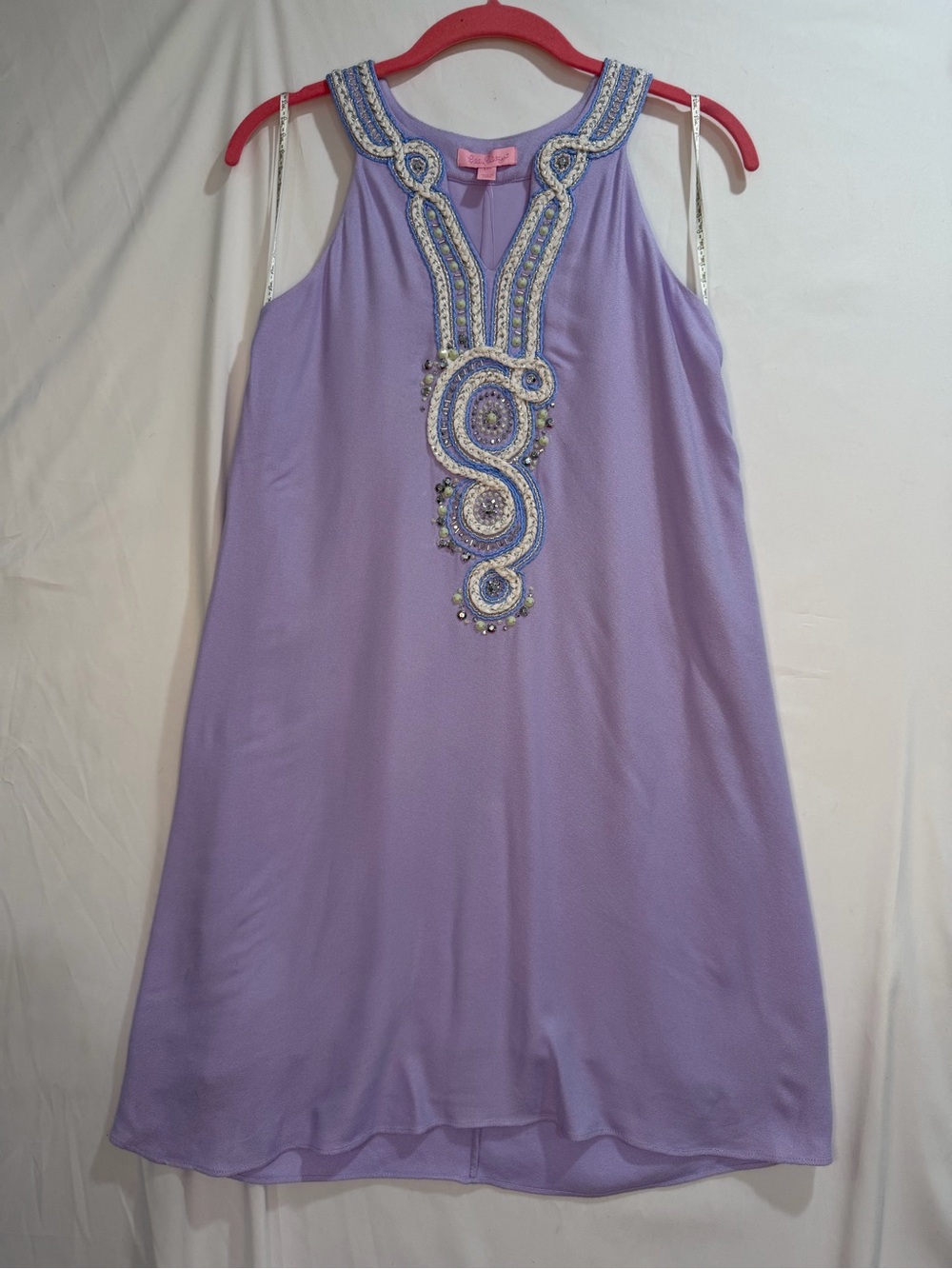 Lilly Pulitzer Lavender Embellished Shift Dress